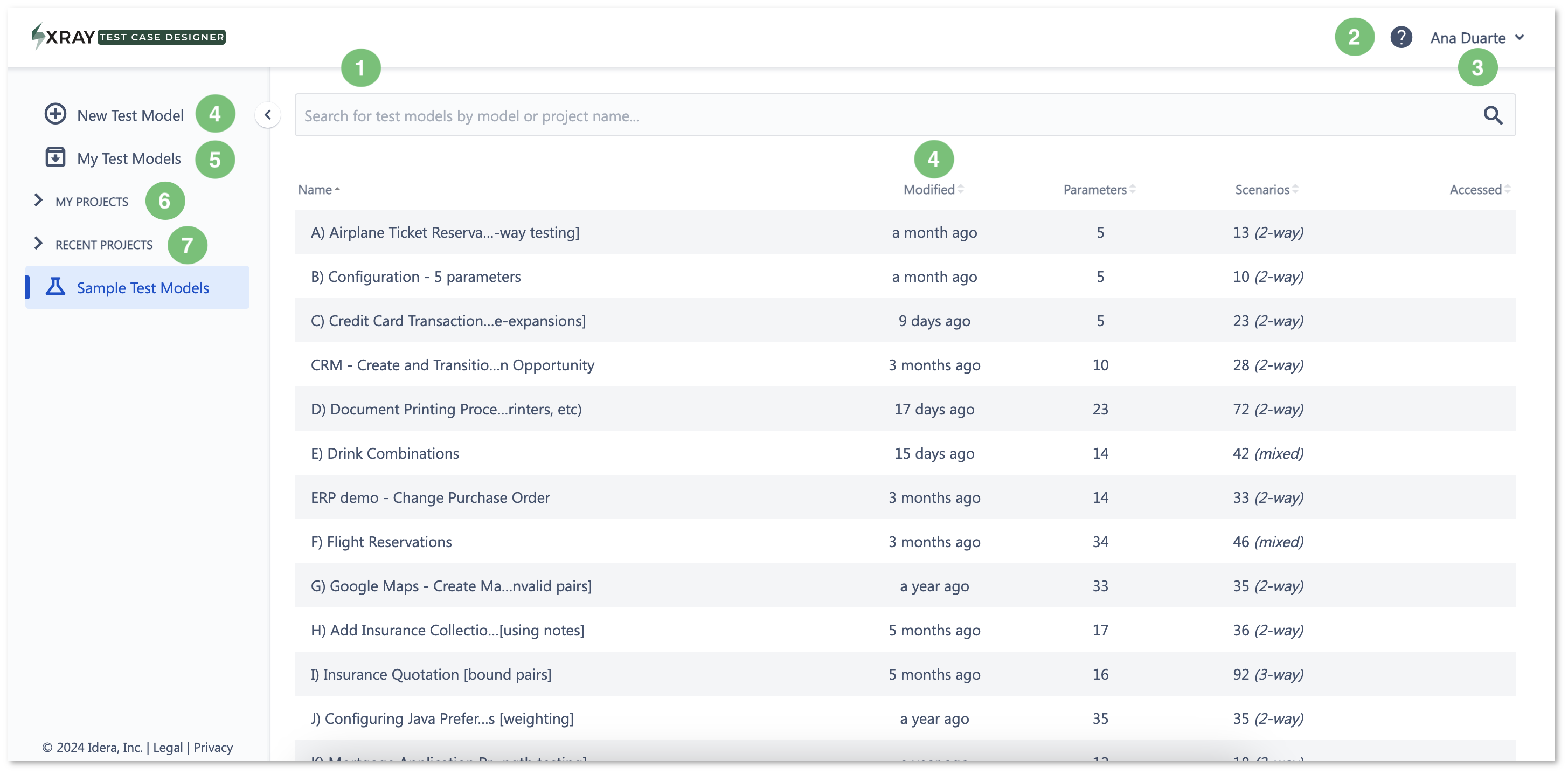 Figure 3 - Test Case Designer