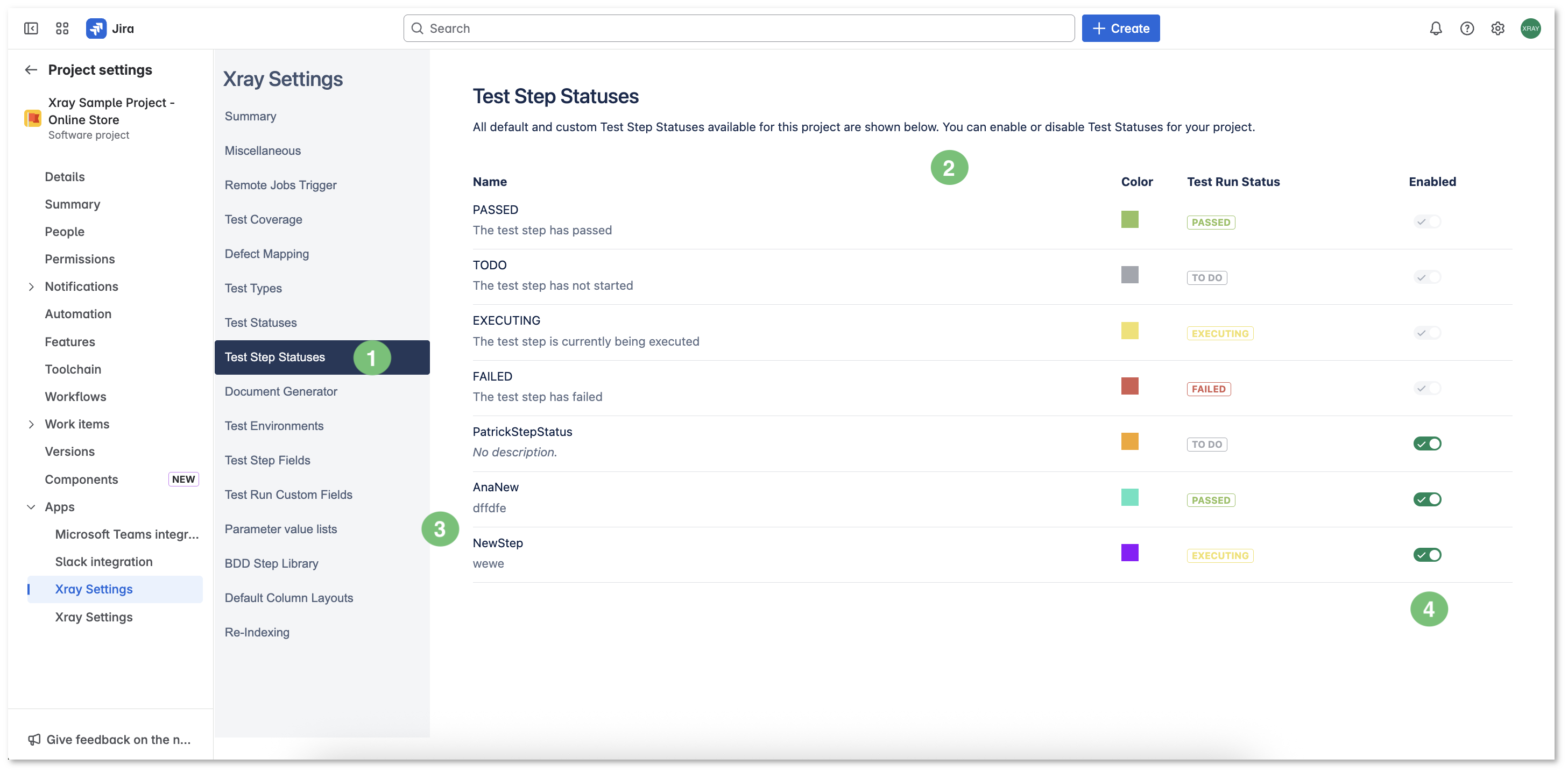 Figure 5 - Settings