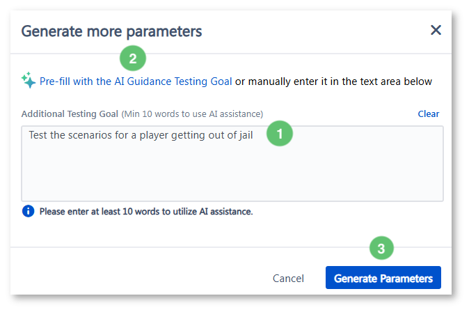 Figure 20 - Additional parameters