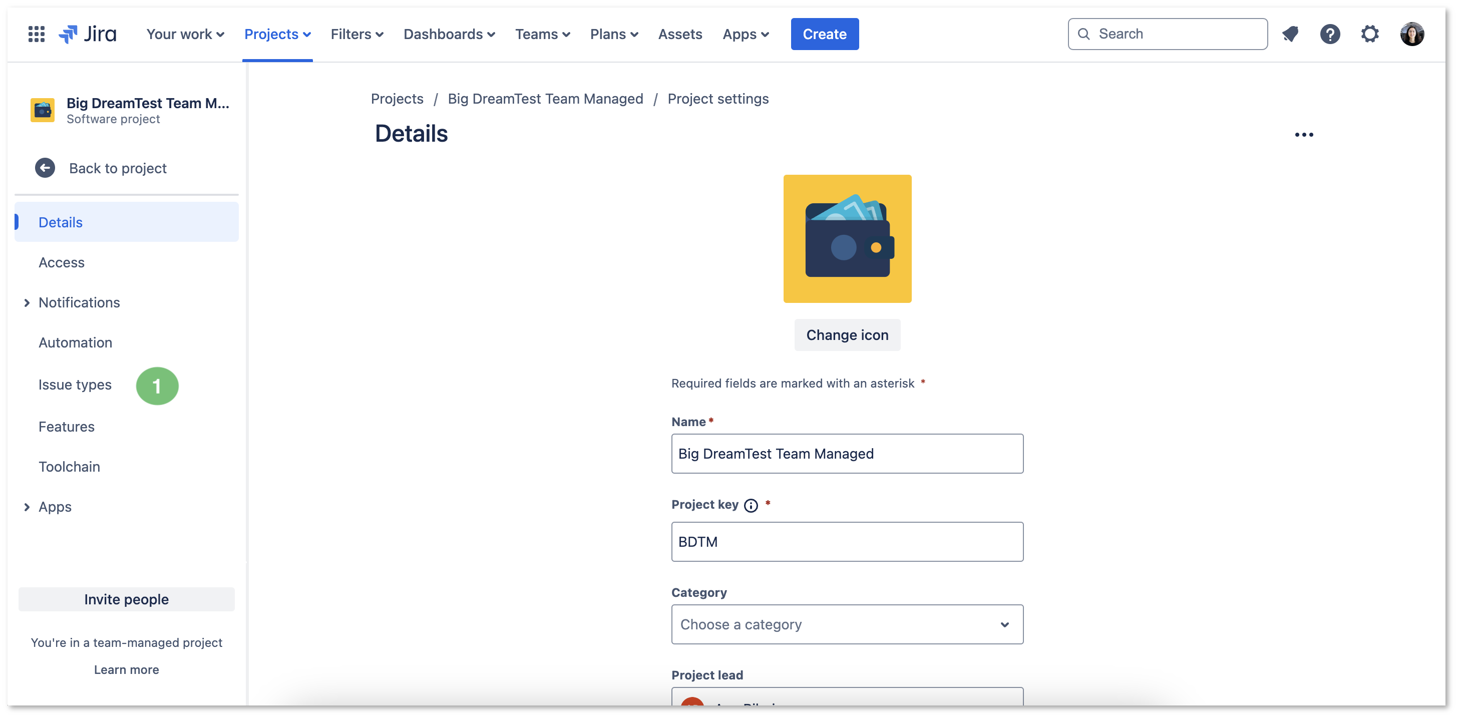 Xray Cloud Documentation > Quick Setup > Figure 6 - Issue types.png (Figure 6 - Issue types) Figure 6 - Issue types