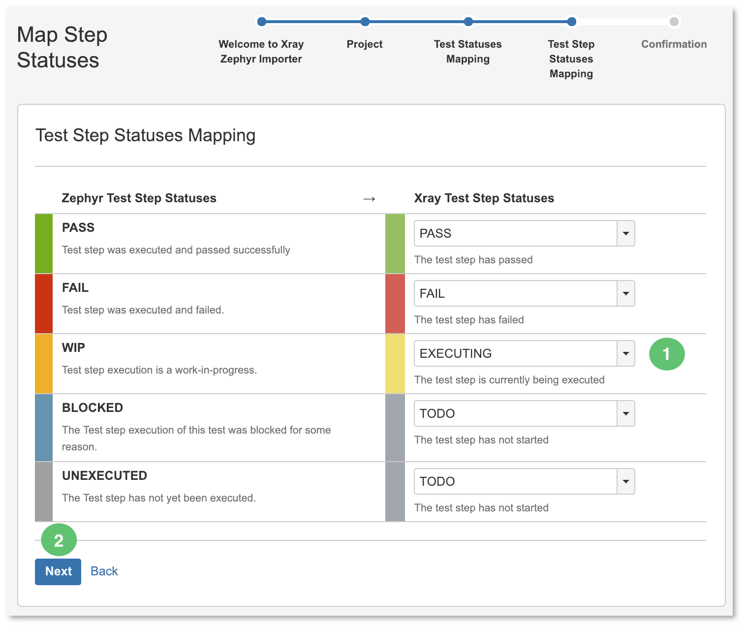 Xray Server + DC > Importing / Migrating Data from Zephyr for Jira > Figure 8 - Mapping.png (Figure 8 - Mapping) Figure 8 - Mapping