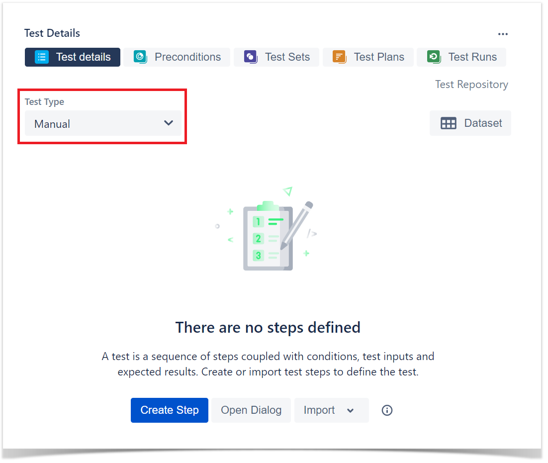 Xray Cloud Documentation > Quick Guide for Testers > SelectTestType.png